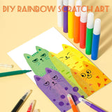 Load image into Gallery viewer, Art Kids Paint Kit – 35-Piece DIY Rainbow Scratch &amp; Dot Painting Craft Set for Creative Fun - Gardino