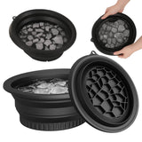 Load image into Gallery viewer, Face Ice Bowl with Built-In Ice Tray – Collapsible Silicone Facial Ice Bath Bowl for Face Dunking, Cold Plunge Therapy, Skin Tightening &amp; Acne Relief