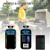 Load image into Gallery viewer, Gas Level Indicator, Propane Gauge for Propane Tank, Reusable Propane Fuel Level Indicator for Home and Kitchen Gardino