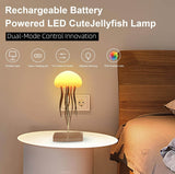 Load image into Gallery viewer, Jellyfish LED Night Light – 7-Color Changing Baby Room Lamp | Hanging + Base | Aesthetic Ocean-Themed Decor &amp; Gift - Gardino