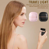 Load image into Gallery viewer, Mini Wireless Hair Straightener Brush | Rechargeable Portable Straightening Brush for Hair &amp; Beard | 3 Heat Levels | 10-Second Fast Heating