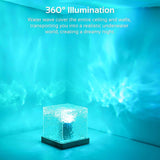 Load image into Gallery viewer, Gardino Ocean Wave, Romantic Warm Ocean Wave Water Night Light Projector 3D Water Wave Effect, Romantic LED Light Projector Projection Lamps - Gardino