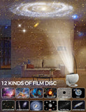 Load image into Gallery viewer, 360° Rotating Star Projector with Timer – Starry Planetarium Night Light Gardino