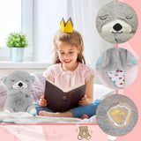 Load image into Gallery viewer, Baby Sound Machine Soothe Breathing Otter, Sensory Details Music Lights Rhythmic Breathing Motion Musical Baby Toy Plush for Newborns Gardino