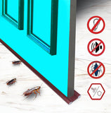 Load image into Gallery viewer, Gardino Door Bottom Sealing Guard for Home, Office, Hotel Reduce Noise, Insects, Wind Dust Weather from Outside Brown in Color Pack of 5 - Gardino