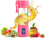 Load image into Gallery viewer, Mini Blender Fruit Mixer Machine Portable Electric Juicer grinder Cup 380ML Personal Blender Smoothie Maker USB Rechargeable (Multicolour) - Gardino