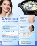 Load image into Gallery viewer, Face Ice Bowl with Built-In Ice Tray – Collapsible Silicone Facial Ice Bath Bowl for Face Dunking, Cold Plunge Therapy, Skin Tightening &amp; Acne Relief