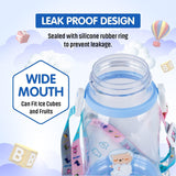 Load image into Gallery viewer, Multi-Cartoon Design Water Bottle with Straw &amp; Strap | BPA-Free, Non-Toxic, Anti-Leak Bottle for Kids | Perfect for School &amp; Home Gardino
