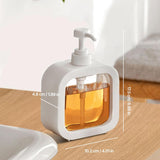 Load image into Gallery viewer, Reusable Liquid Soap Dispenser – Clear Plastic Bottle with Pump for Shampoo, Conditioner, Hand Wash &amp; More Gardino