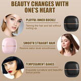 Load image into Gallery viewer, Mini Wireless Hair Straightener Brush | Rechargeable Portable Straightening Brush for Hair &amp; Beard | 3 Heat Levels | 10-Second Fast Heating