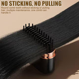 Load image into Gallery viewer, Mini Wireless Hair Straightener Brush | Rechargeable Portable Straightening Brush for Hair &amp; Beard | 3 Heat Levels | 10-Second Fast Heating