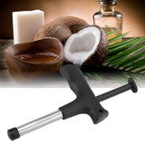 Load image into Gallery viewer, Coconut Opener - Stainless Steel Coconut Drill Cutter | Easy Coconut Cracking Tool for Fresh Coconut Water with Cleaning Stick (1PC) Gardino