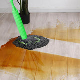 Load image into Gallery viewer, 2 in 1 Dehydrated Floor Cleaning Mop || Self-Wringing Floor Mop || 360 Rotatable Adjustable Cleaning Mop, || Microfiber Mop Wet and Dry for Bathroom/Offfice/Home/Outdoor (Green) - Gardino