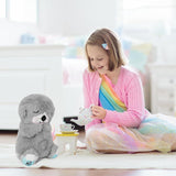 Load image into Gallery viewer, Baby Sound Machine Soothe Breathing Otter, Sensory Details Music Lights Rhythmic Breathing Motion Musical Baby Toy Plush for Newborns Gardino