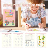 Load image into Gallery viewer, Sank Magic Practice Copybook (4 BOOKS+10 REFILL+1Pen+1Grip) Number Tracing Book for Preschoolers with Pen, Magic Calligraphy Copybook Set Practical Reusable Writing Tool Simple Hand Lettering Gardino