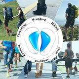Load image into Gallery viewer, Silicone Gel Orthopedic Arch Support Pad for Heel Pain, Plantar Fasciitis &amp; Flat Feet, Pair Gardino