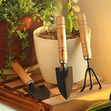 Load image into Gallery viewer, 3-Piece Gardening Tool Set: Mini Hand Cultivator, Small Trowel &amp; Garden Fork for Home Gardening Gardino
