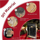 Load image into Gallery viewer, Street Light Snow Globe Handmade DIY Kit – Night Light with Snowflake Lamp, Bedroom &amp; Desktop Decor Gardino