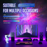 Load image into Gallery viewer, Astronaut Galaxy Projector with Remote Control - 360° Adjustable Timer Kids Astronaut Nebula Night Light, for Gifts,Baby Adults Bedroom, Gaming Room, Home and Party (Corded Electric) - Gardino