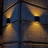 Load image into Gallery viewer, Solar Solar Wall Light Exterior Porch Lights Fence Fixture Deck Patio Decor Water Resistant Modern Sconce for Outdoor Backyard Garden (Pack of 1) - Gardino