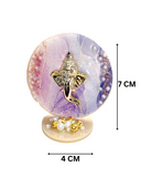 Load image into Gallery viewer, Handcrafted Resin Ganesh Ji Murti – Decorative Showpiece for Home, Car, Temple &amp; Office | Ganesh Idol for Puja &amp; Gifting (7cm Height, 4cm Base) Gardino