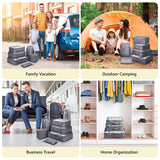 Load image into Gallery viewer, 7 Pcs Travel Organizer Pouch Set | Packing Cubes for Clothes, Shoes, Toiletries, and Cosmetics | Space-Saving Travel Bags for Organized Packing Gardino