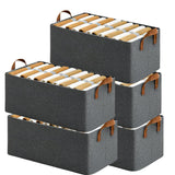 Load image into Gallery viewer, Gardino Collapsible Fabric Storage Cubes Organizer with Handles Foldable Storage Baskets for Organizing Toys, Books, Shelves, Closet, Large Storage Box with Handles Gardino