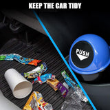 Load image into Gallery viewer, Portable Mini Car Dustbin/Trash Bin – Compact Car Garbage Can for Cup Holder, Travel &amp; Storage (Black) Gardino