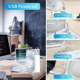 Load image into Gallery viewer, Portable Mini Air Conditioner – Quiet &amp; USB Powered Personal Cooler with 3 Smart Speeds, 360° Adjustable Airflow &amp; Timer for Home, Office &amp; More Gardino