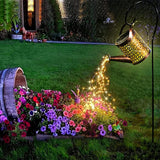 Load image into Gallery viewer, Solar Lights Outdoor Decorative, Solar Lantern Outdoor Hanging Waterproof Hollowed-Out Design, Decorative Retro Metal Solar Light with Hook Gardino