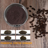 Load image into Gallery viewer, Gardino Electric Coffee Grinder | 200W Stainless Steel Blades | Multifunctional &amp; Portable Grinder for Coffee Beans, Spices &amp; Nuts Gardino