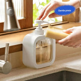 Load image into Gallery viewer, Reusable Liquid Soap Dispenser – Clear Plastic Bottle with Pump for Shampoo, Conditioner, Hand Wash &amp; More Gardino
