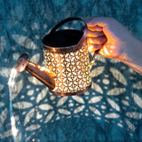 Load image into Gallery viewer, Solar Lights Outdoor Decorative, Solar Lantern Outdoor Hanging Waterproof Hollowed-Out Design, Decorative Retro Metal Solar Light with Hook Gardino