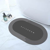 Load image into Gallery viewer, Bathroom Door Mat | Anti Slip Floor Mat For Home And Kitchen Rubber Foot Mat, Pack of 2 - Gardino