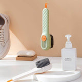 Load image into Gallery viewer, Liquid Adding Soft Fur Cleaning Brush, Multifunctional Shoe Brush, Long Handle Liquid Adding Cleaning Brush Clothes Cleaning Tools (Pack of 2) - Gardino