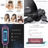 Load image into Gallery viewer, Hair Straightener, Hair Straightener Comb For Women &amp; Men, Hair Styler, Straightener Machine Brush/Ptc Heating Electric Straightener With 5 Temperature - Gardino