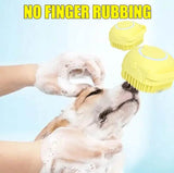 Load image into Gallery viewer, Cute Dog Bath Brush with Soap Dispenser | Soft Silicone Pet Grooming Tool - Gardino