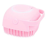 Load image into Gallery viewer, Cute Dog Bath Brush with Soap Dispenser | Soft Silicone Pet Grooming Tool - Gardino