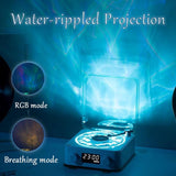 Load image into Gallery viewer, GARDINO Retro-style Wireless waves vinyl Bluetooth Speaker for Sea White Noise with Bedroom Clock &amp; Ambience Light, A Great Gift Suited for Computer Desktop Gardino