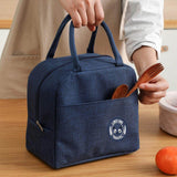 Load image into Gallery viewer, Gardino Insulated Travel Lunch/Tiffin/Storage Bag for Office, College &amp; School (Blue) (Cotton) - Gardino
