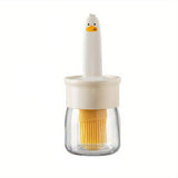 Load image into Gallery viewer, Gardino 2 IN 1 Oil Dispenser Bottle with Silicone Basting Brush for Cooking Vinegar Sauce BBQ Grill Frying Baking,Air Fryer,Glass Olive Oil Dispenser for Kitchen. - Gardino