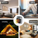 Load image into Gallery viewer, Handy Heater Turbo 800 Watts Outlet Small Space Heater with Adjustable Thermostat, Programmable 12-Hour Timer, Auto Shut Off - Quiet &amp; Space-Saving Mini Heater - Gardino