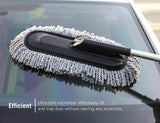 Load image into Gallery viewer, Microfiber Car Cleaning Soft Brush Ideal as Mop Duster, Washing Brush with Long Handle, Dust Cleaner Car Wash Brush with Handle, Soft Brush Scratch Free. - Gardino