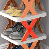 Load image into Gallery viewer, Gardino 4 Layer Shoe Rack, Stackable Shoe Storage Organizer for Bedroom Entryway ( Multicolor) - Gardino