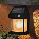 Load image into Gallery viewer, Solar Wall Lights Outdoor, Wireless Outdoor Solar Lamp Fixture, Solar Wall Lantern with 3 Modes &amp; Motion Sensor, Waterproof Exterior Lighting (Home Lamp 1 PCS ) - Gardino