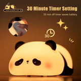 Load image into Gallery viewer, Panda Night Light for Kids – USB Rechargeable, Touch Control Bedside Lamp for Toddlers &amp; Babies | Ideal Gift for Girls &amp; Moms - Gardino
