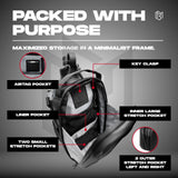 Load image into Gallery viewer, Magnetic Gym Bottle Holder Bag with Storage Pockets &amp; Zippered Compartments