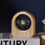 Load image into Gallery viewer, Crystal Ball Night Lamp with Wooden Frame, USB Powered System, 3D LED Sphere for Home and Office Décor - Gardino