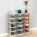 Load image into Gallery viewer, Gardino 4 Layer Shoe Rack, Stackable Shoe Storage Organizer for Bedroom Entryway ( Multicolor) - Gardino