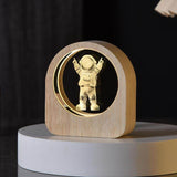 Load image into Gallery viewer, Crystal Ball Night Lamp with Wooden Frame, USB Powered System, 3D LED Sphere for Home and Office Décor - Gardino